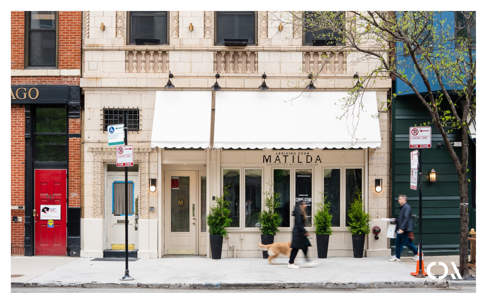 Matilda's Exterior in Chicago's River North Neighborhood