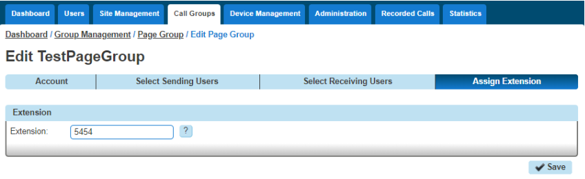 Assign Extension 