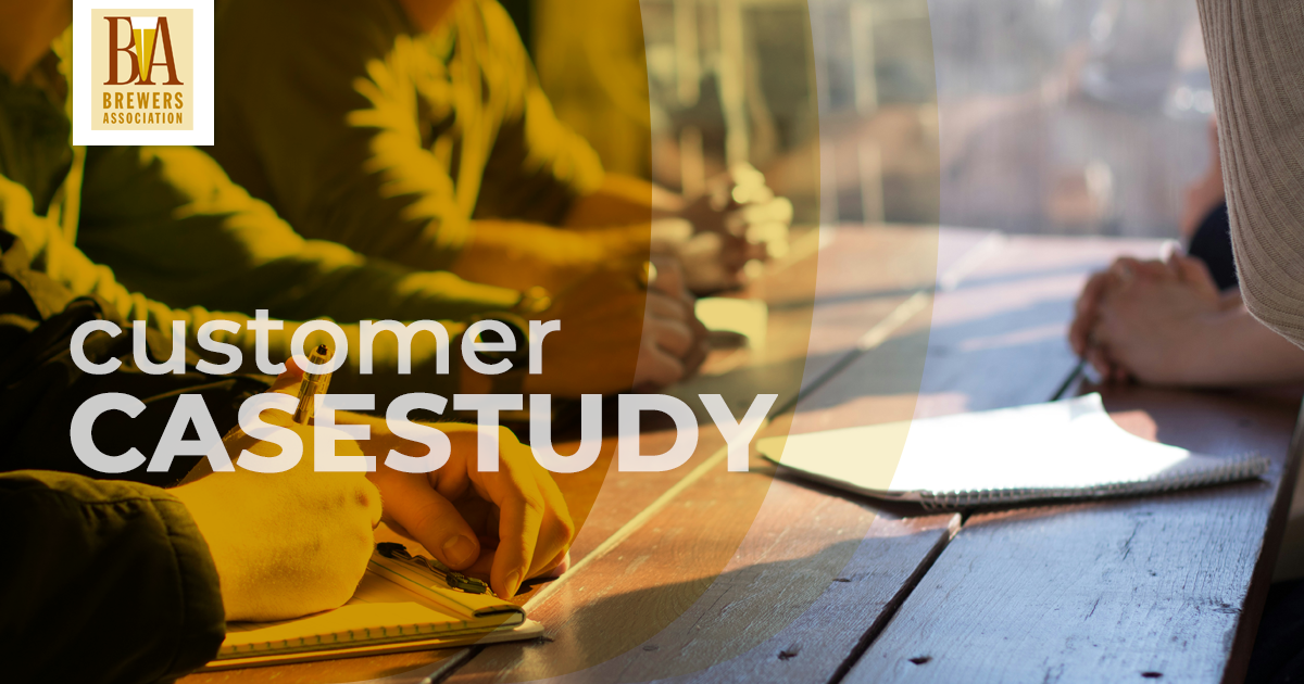Brewers Association customer case study graphic
