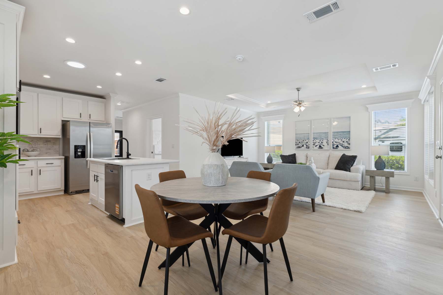 Kitchen of mobile home for sale at Riverwalk Landing