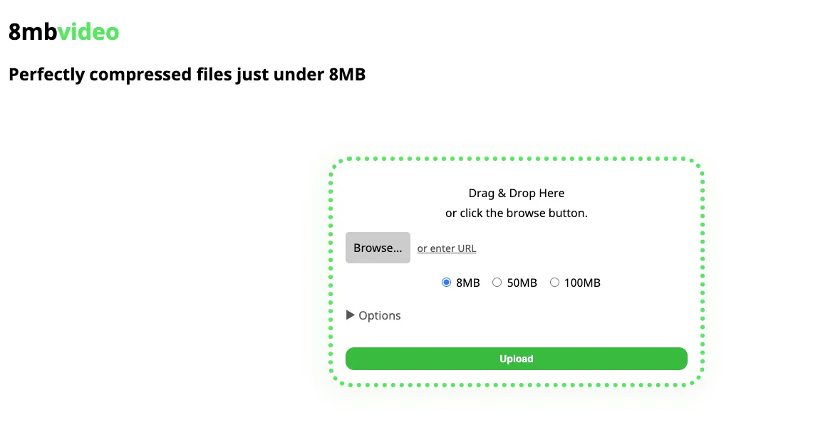 8mb.video compressor for Discord