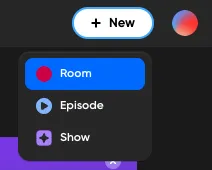 Creating a room on Zencastr