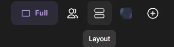 Selecting a split screen layout on iverside