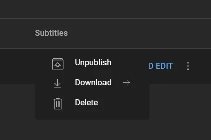 How to download transcriptions on YouTube