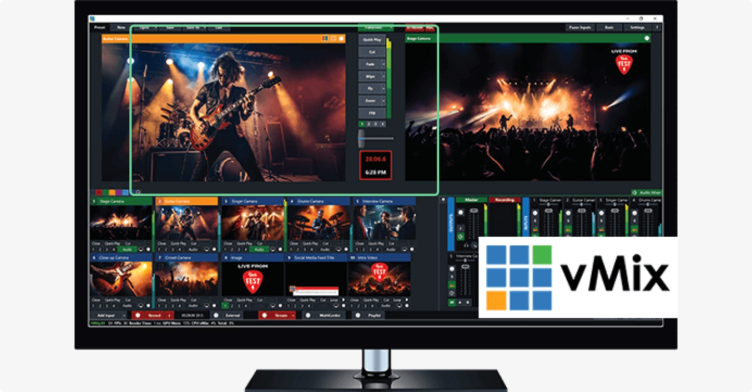 vMix live streaming software for YouTube