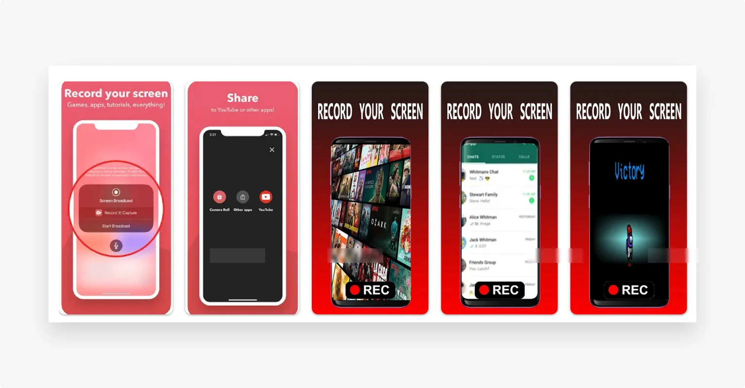 Record it! Screen recorder for Android and iOS