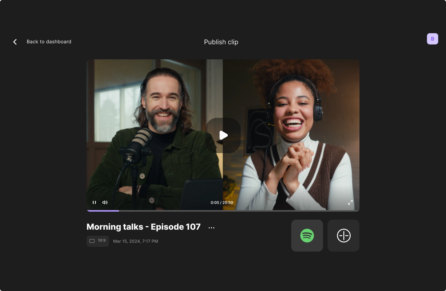 Spotify for Podcasters and Riverside integration