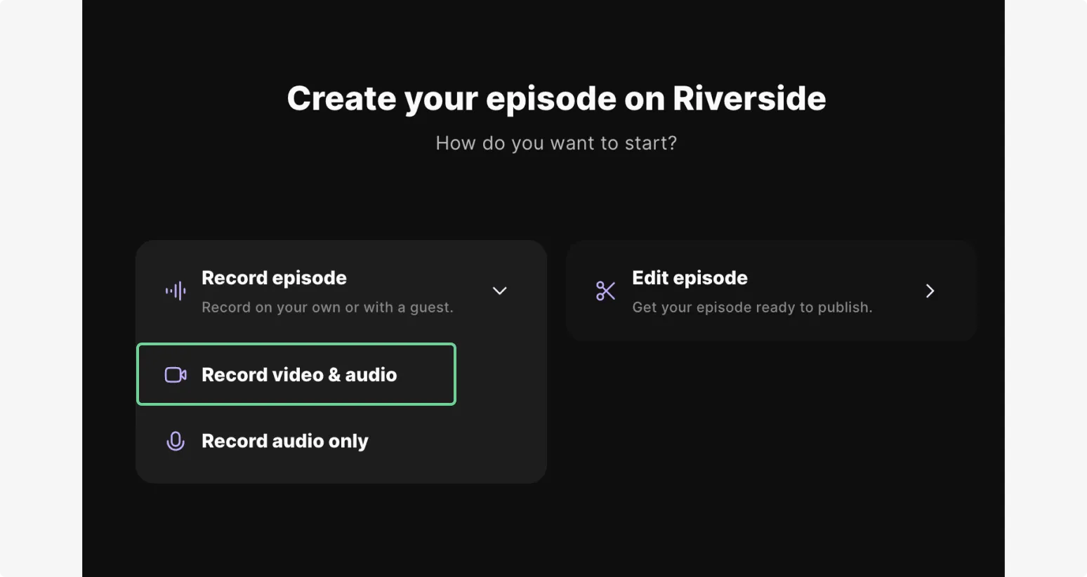 Creating a video podcast on Spotify with Riverside