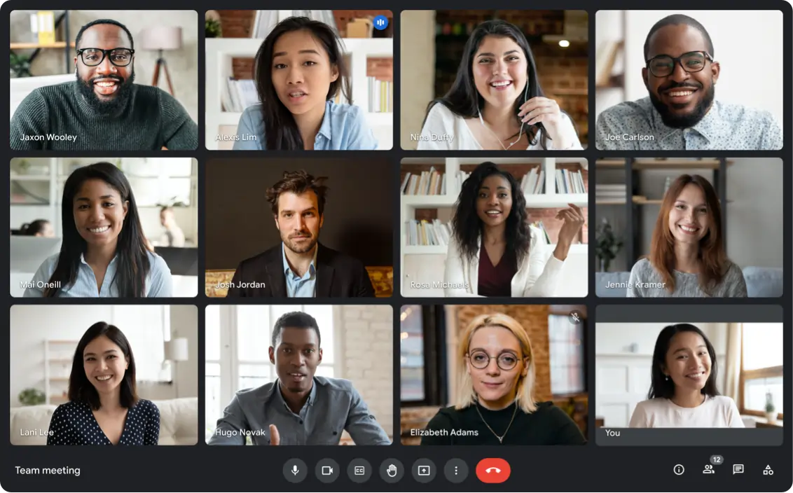 Google Meet video conference software