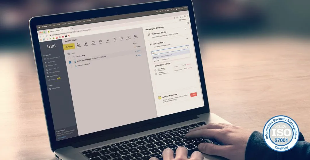 Trint interview transcription software