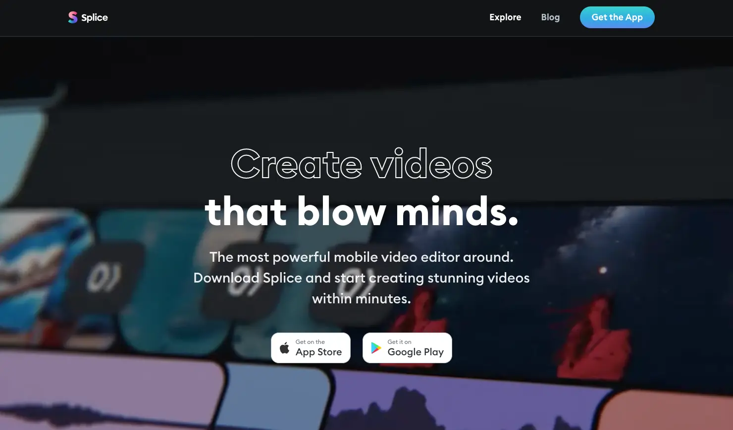 Splice content creation app