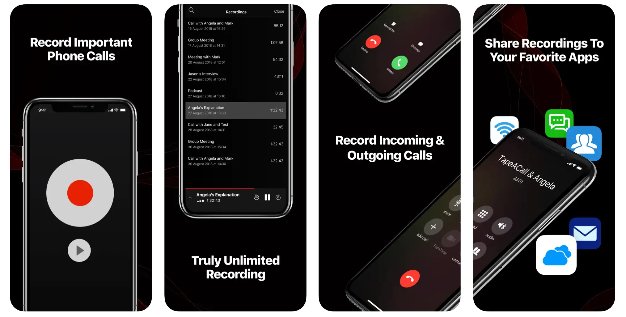 TapeACall: Call Recorder for iPhone