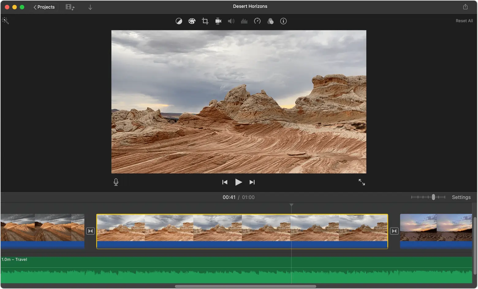 iMovie MP4 video editor for Mac