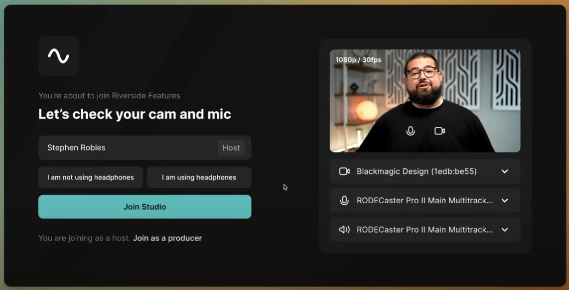 Setting up your equipment for an Instagram Live