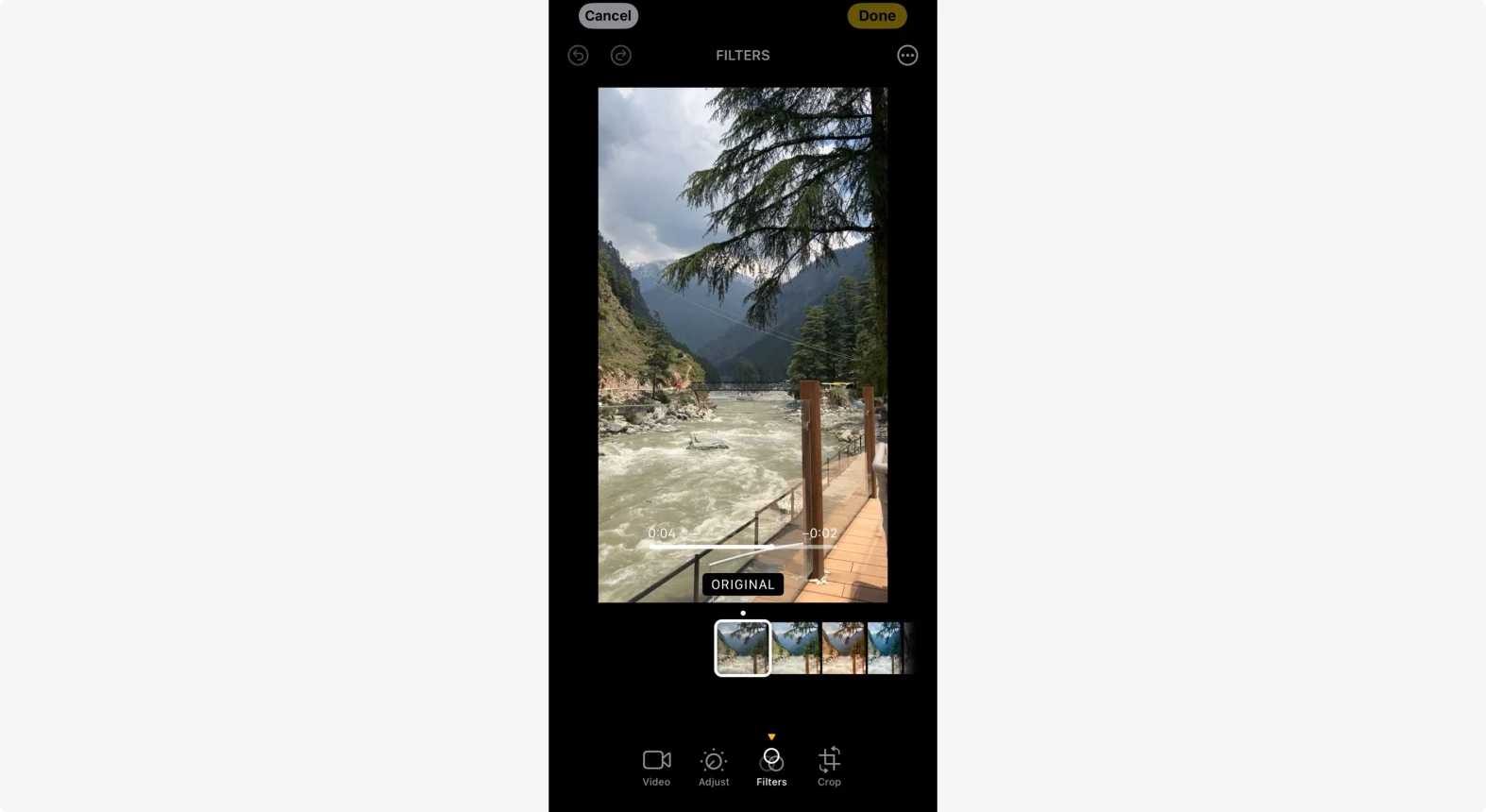 How to add filters on iPhone