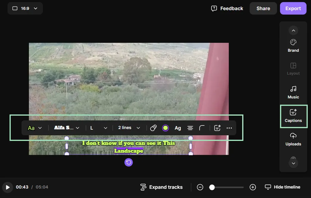 riverside caption editor