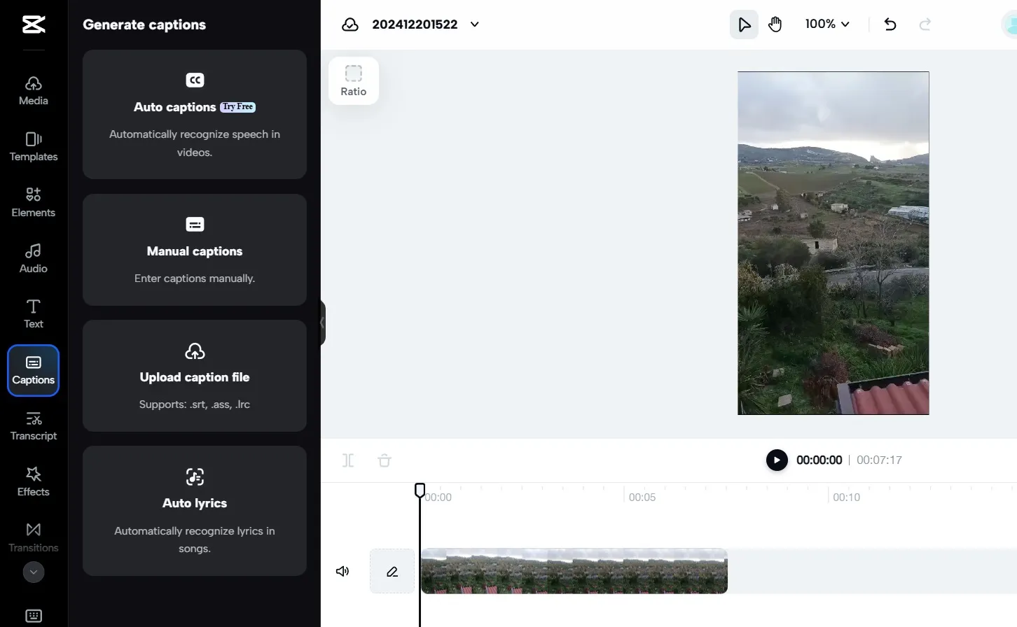 capcut captions tools