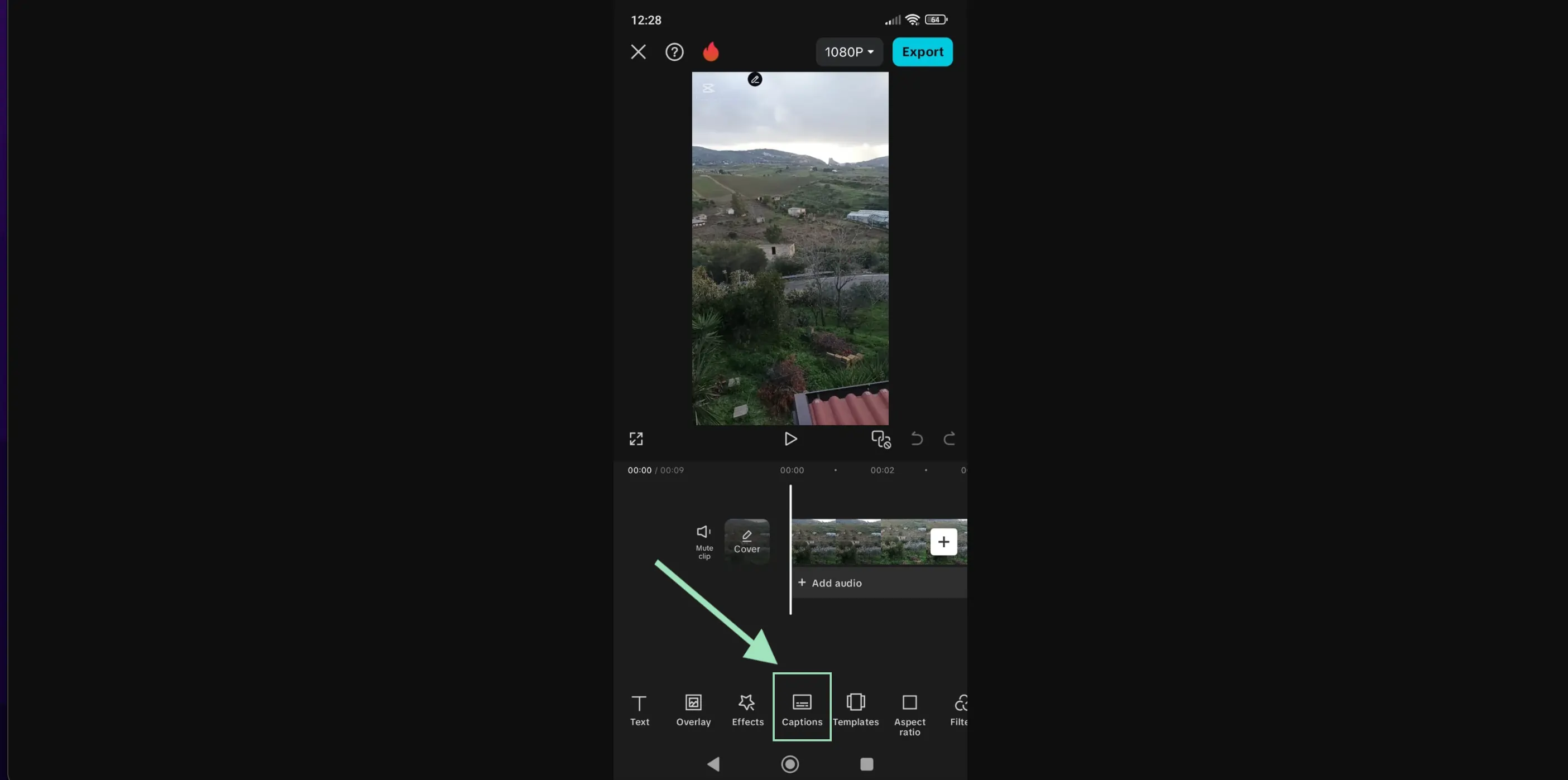 add captions on capcut mobile app