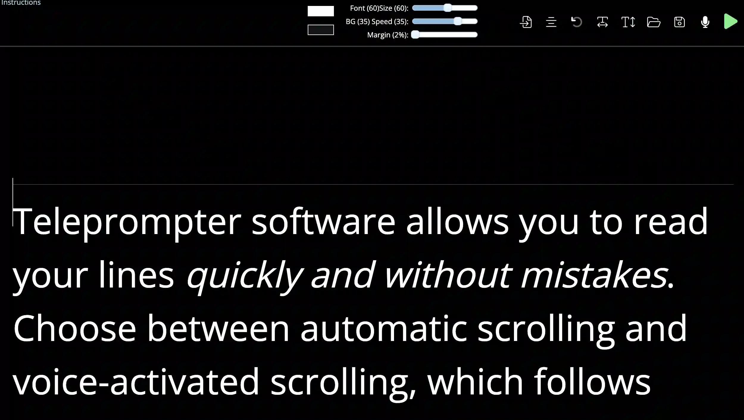 Teleprompter Software for Mac