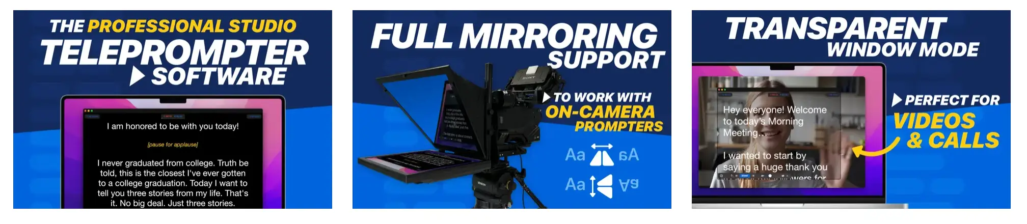 Teleprompter Premium for Mac