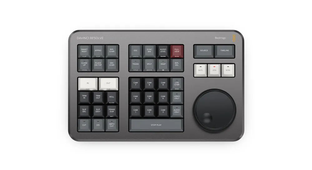 black magic davinci resolve speed editor