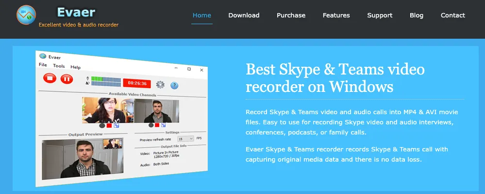 Evaer Skype recorder
