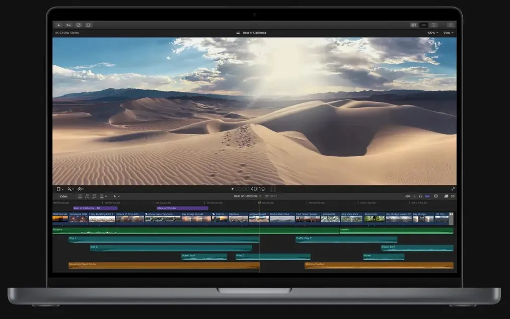 Apple Final Cut pro, flimora alternative for Mac
