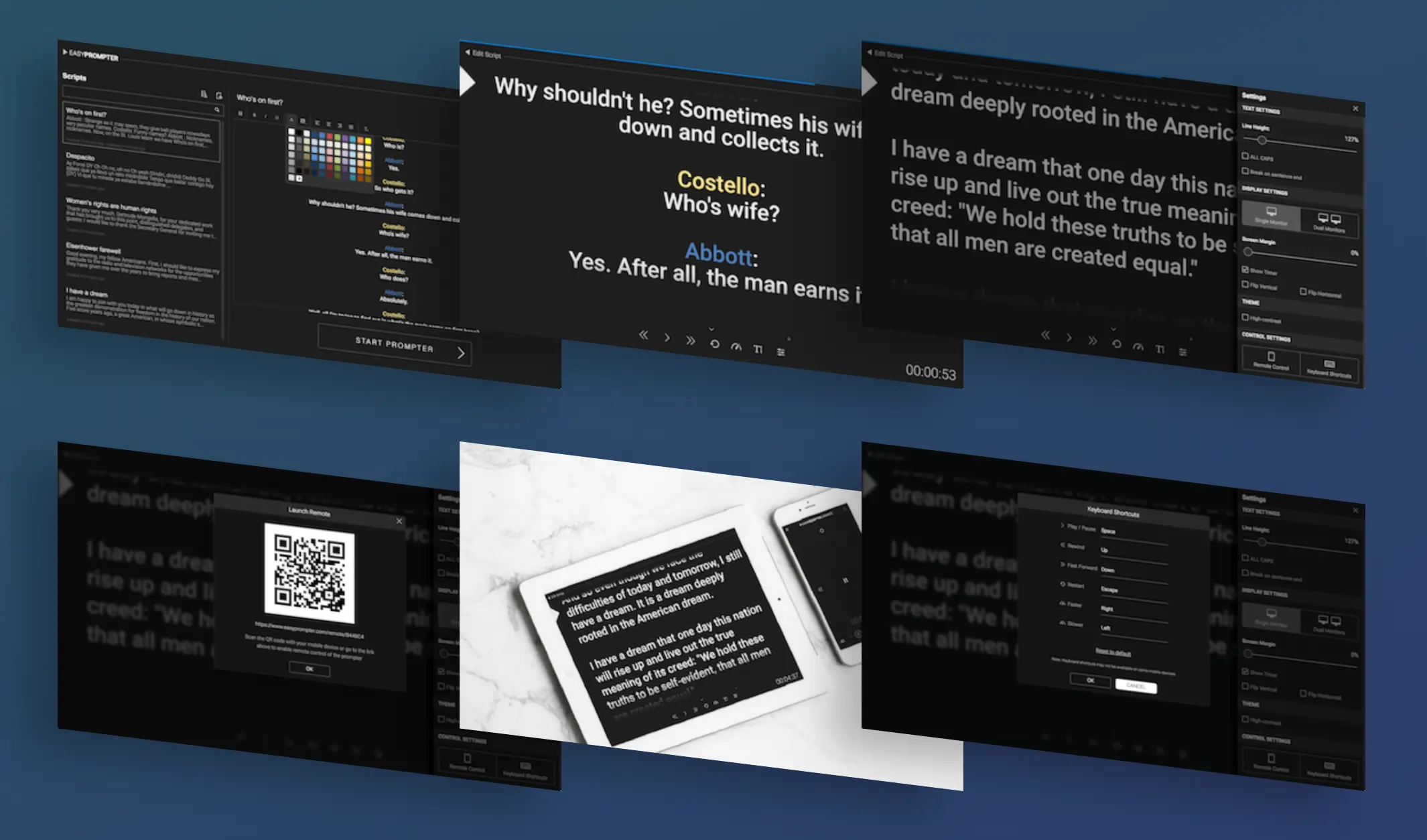 Easy Prompter teleprompter software