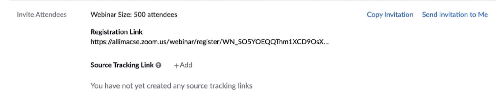 Zoom Webinars invitation link