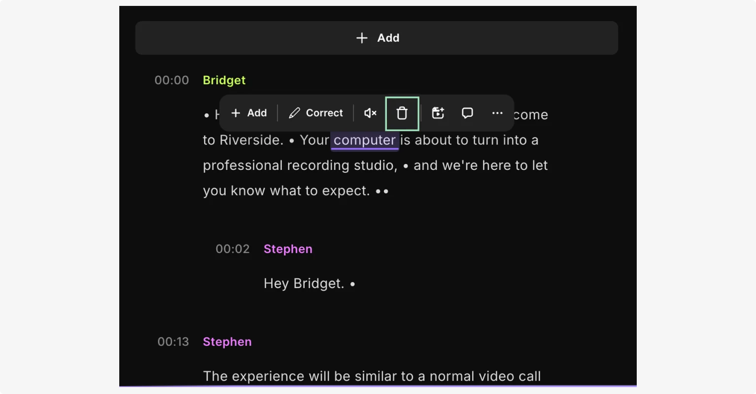 Riverside ext-based editor
