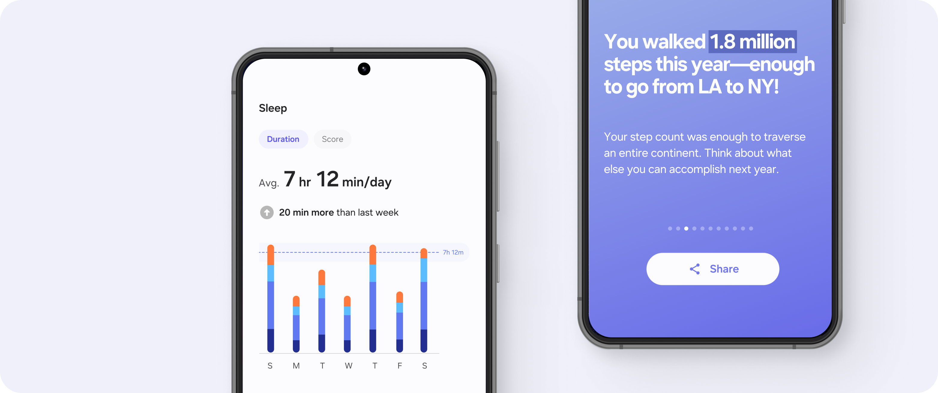Samsung Health Summary Redesign project cover