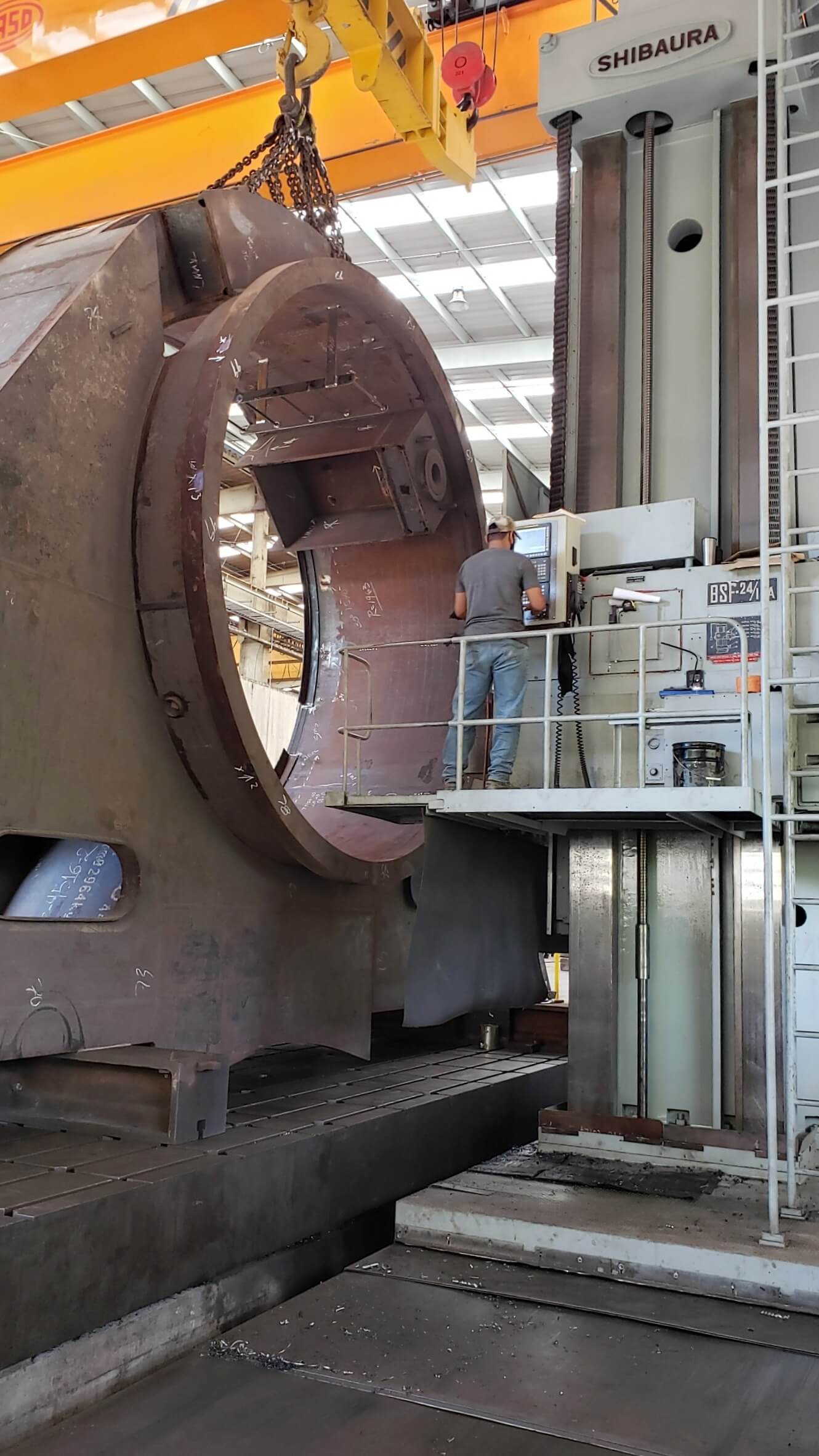 Fresadora y mandrinadora horizontal CNC Toshiba Shibaura 1