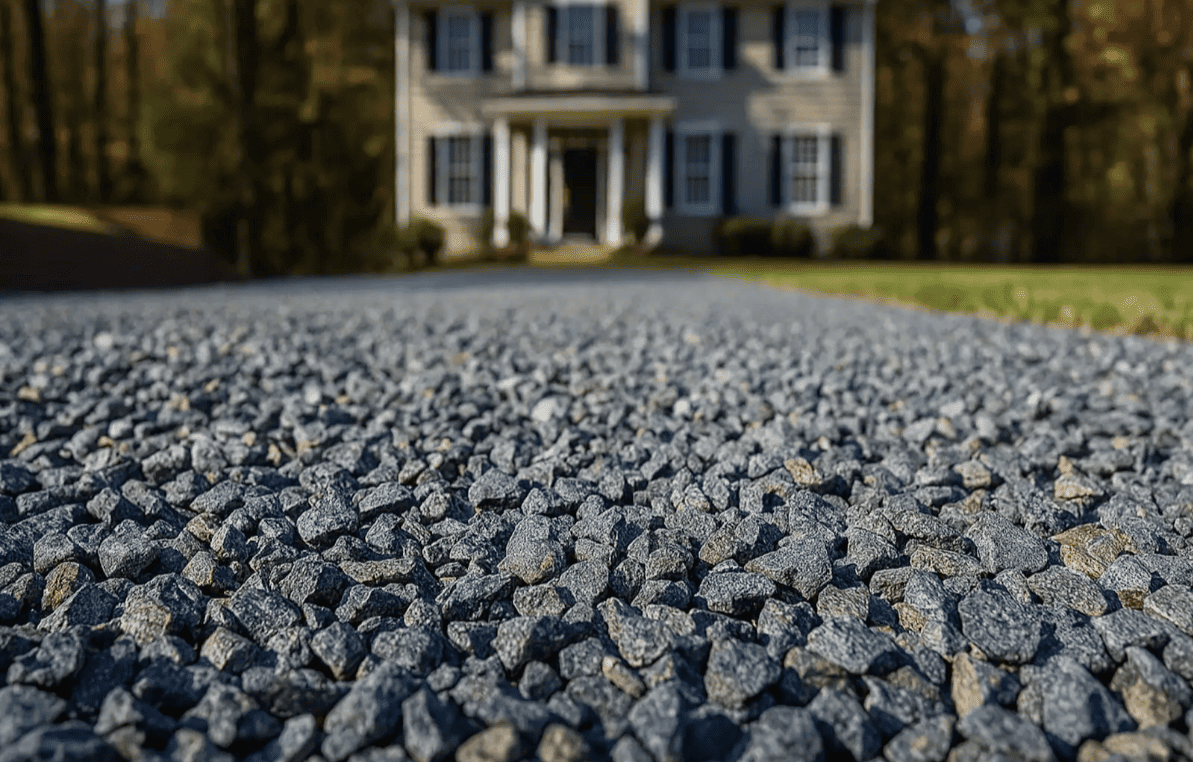 Crushed Stone Driveway