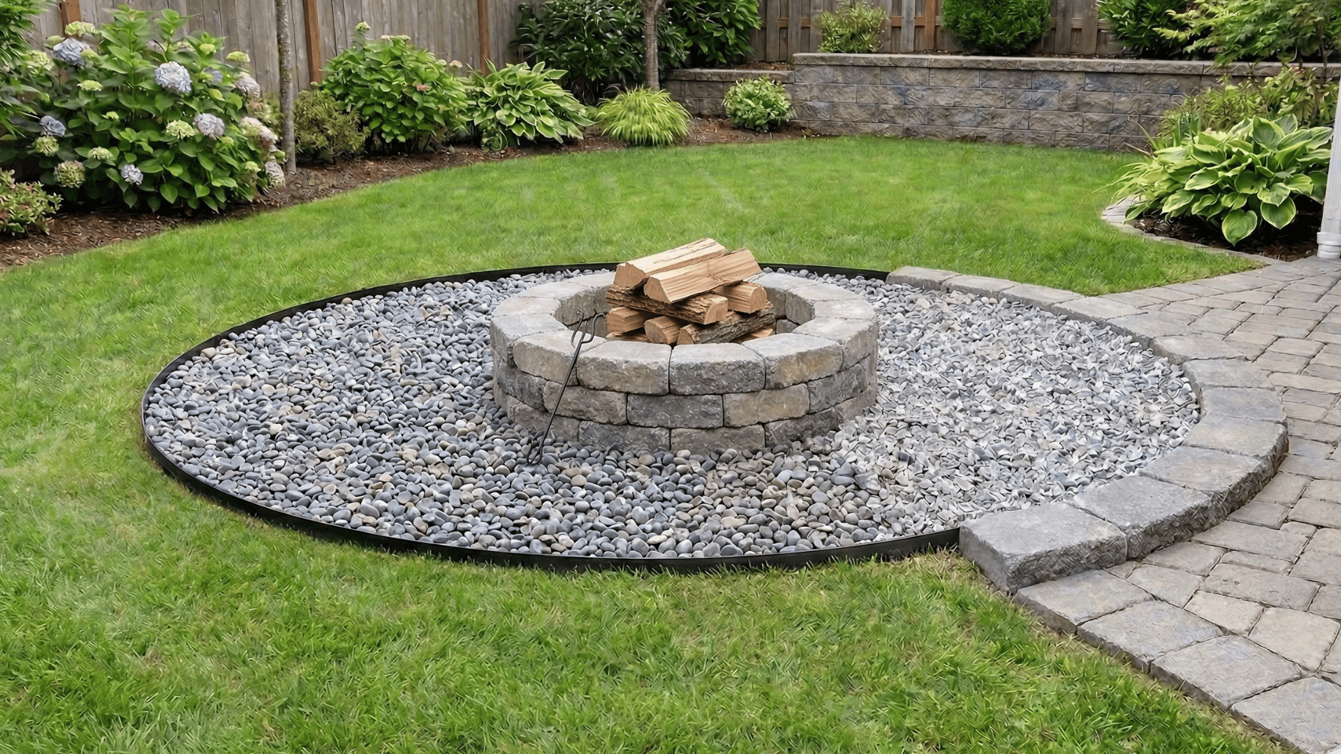 Create a Decorative Gravel Ring 