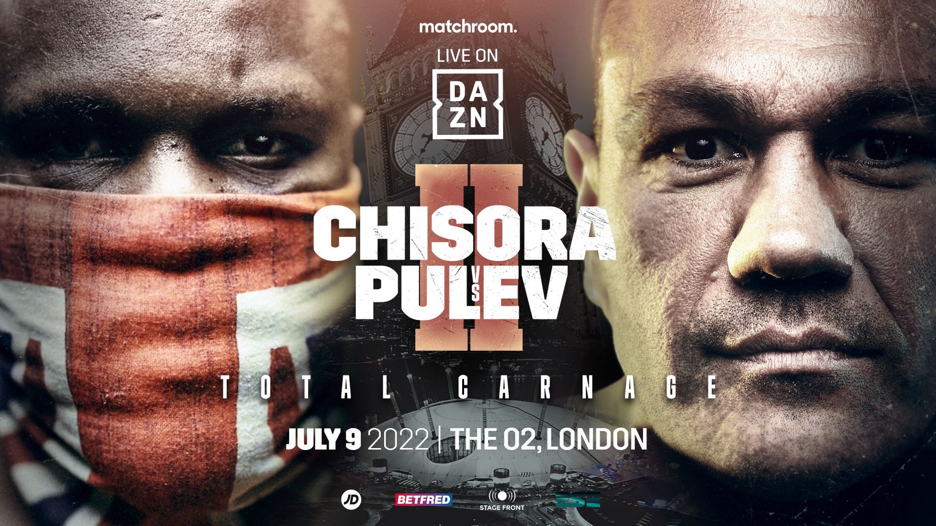 Matchroom Boxing present Chisora vs Pulev II: Total Carnage