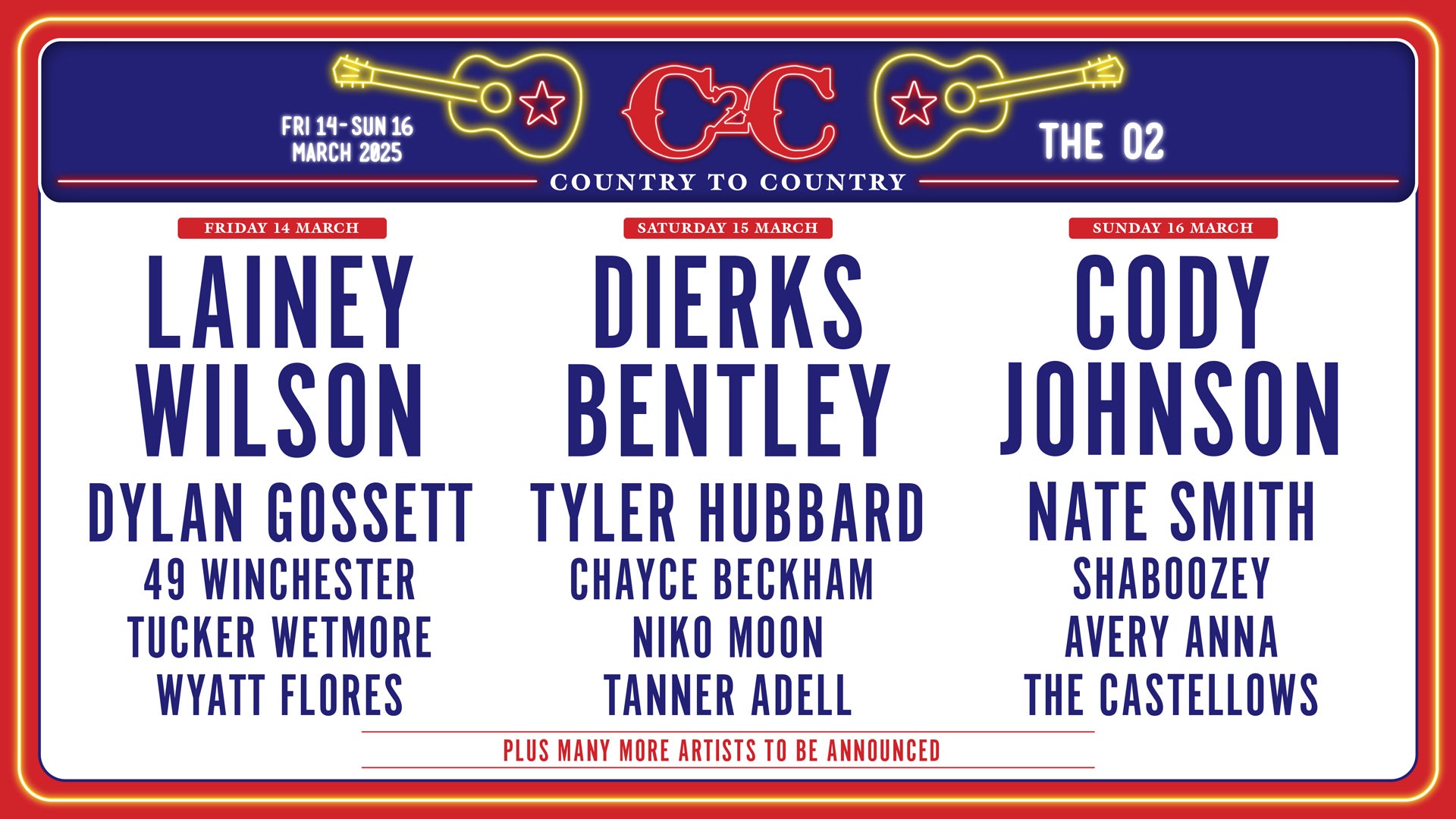 C2C: Country to Country 2025