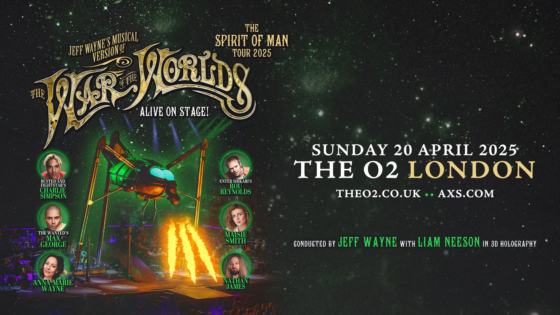 Jeff Wayne’s The War of the Worlds - Alive on Stage (Evening)