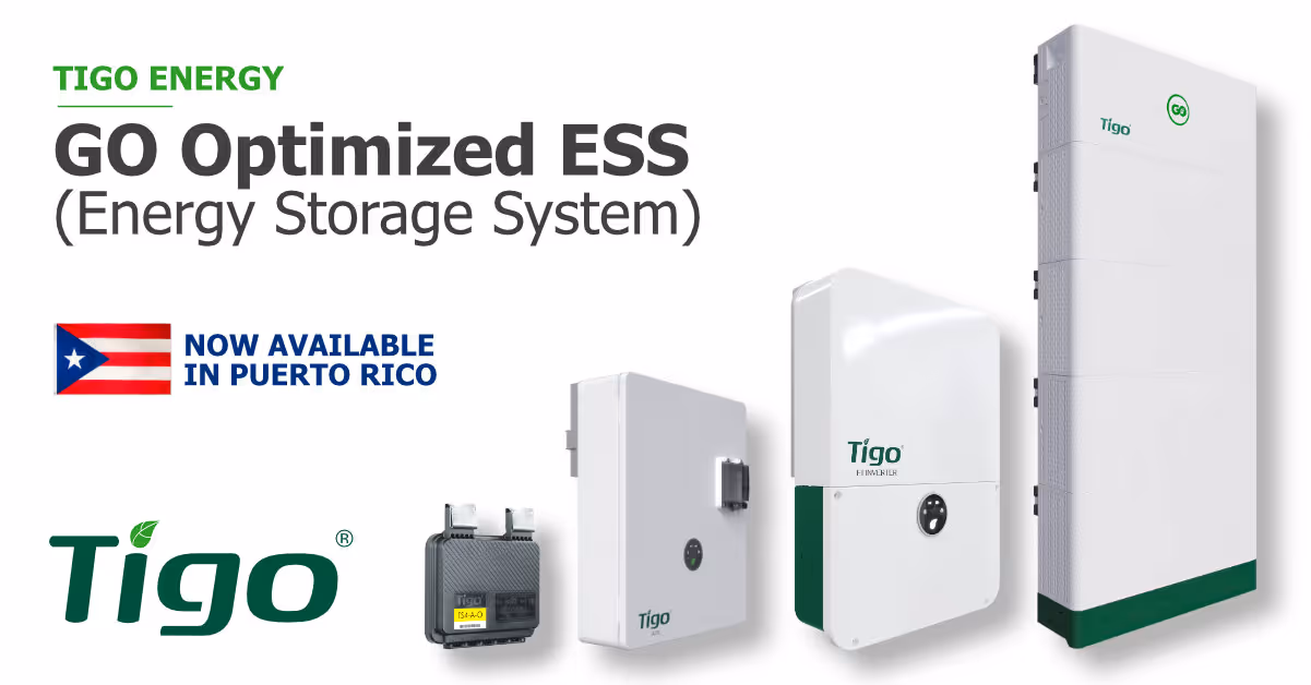 טיגו אנרגיה תציג סוללת GO ותגביר את ייצור האנרגיה הסולארית בפוארטו ריקו ב-Energy 2025