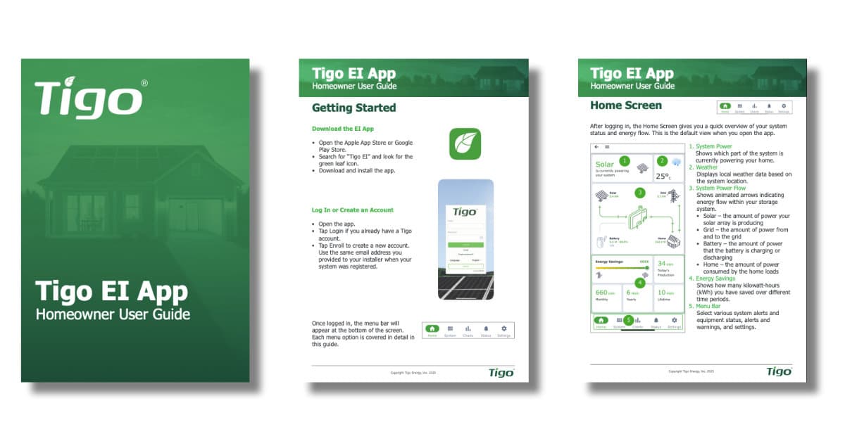 新資源：Tigo EI 應用程式屋主使用指南