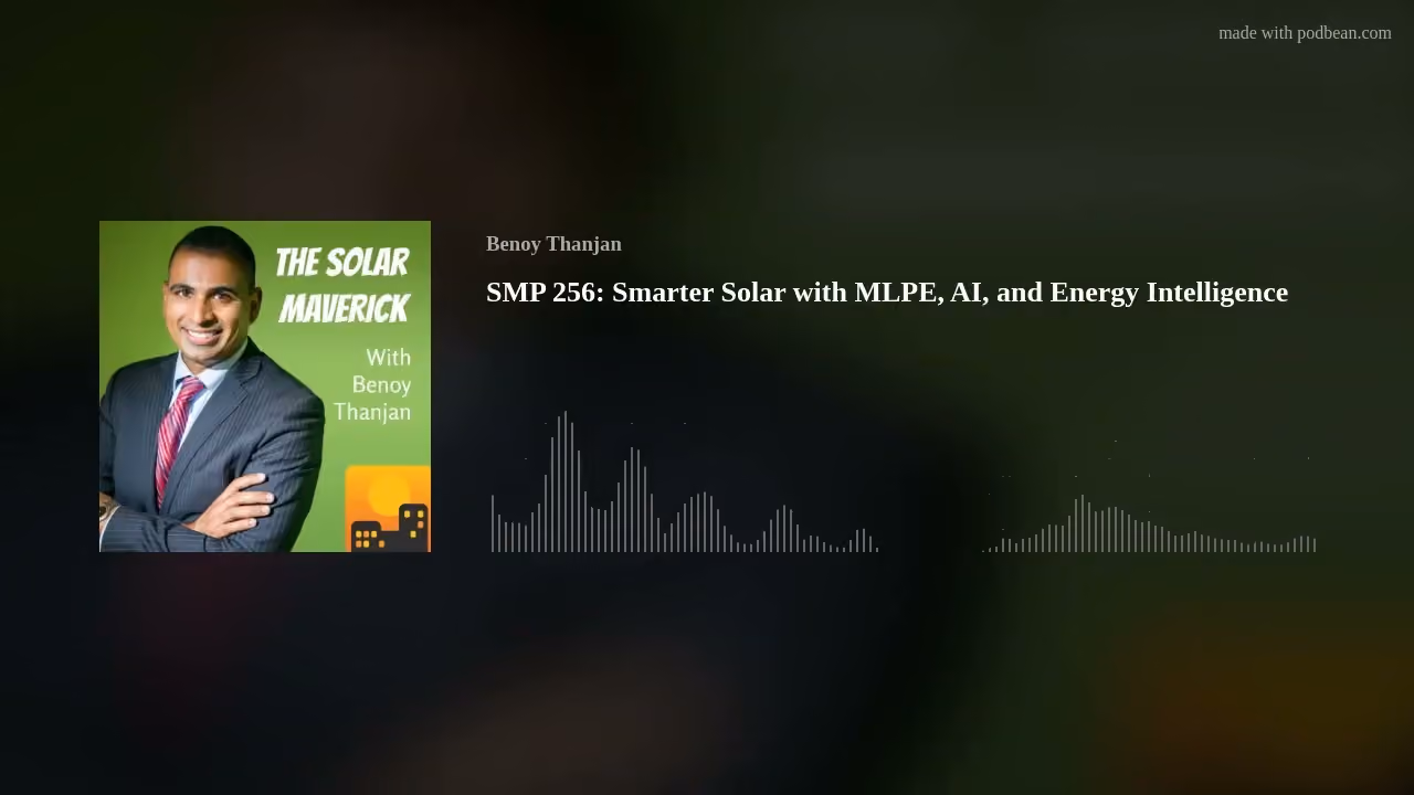 Podcast Solar Maverick: Jing Tian sobre energia solar mais inteligente, MLPE, IA e inteligência energética