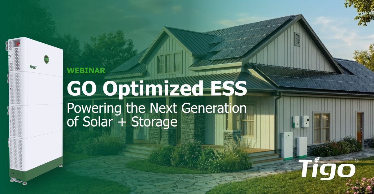 GO Optimized ESS — Powering the Next Generation of Solar + Storage