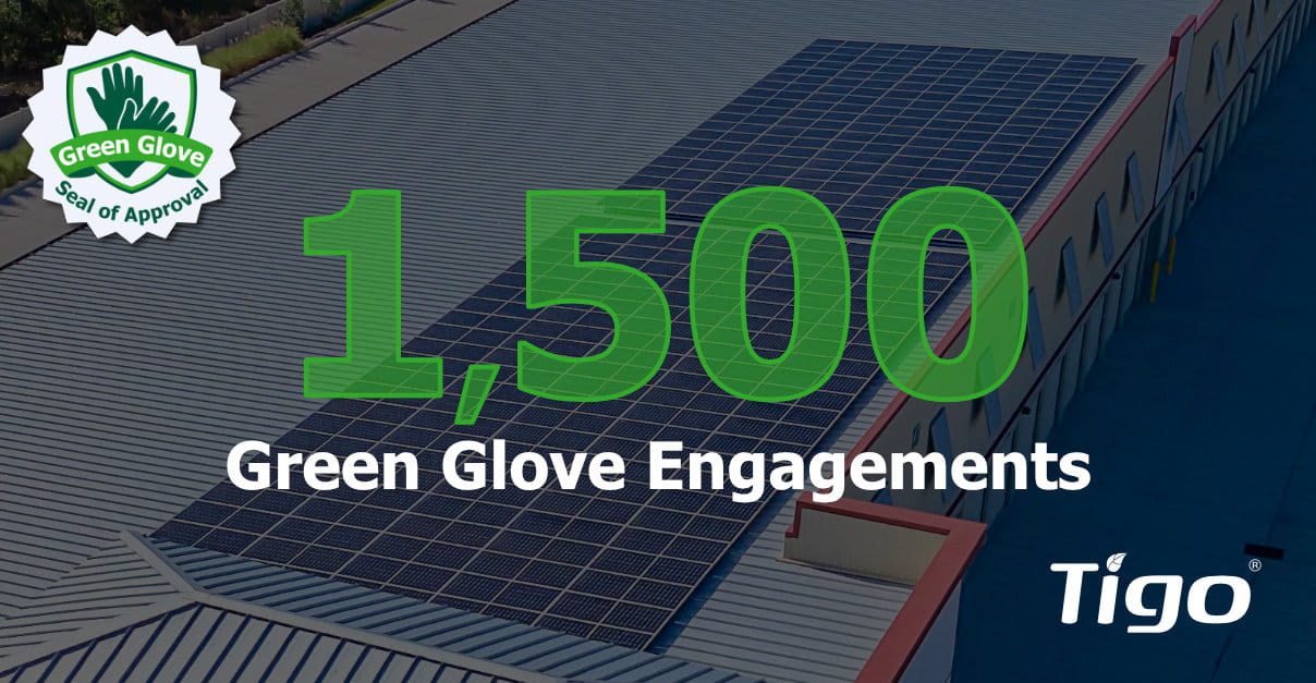Das globale Qualitätsprogramm von Tigo Energy verzeichnet 1.500 Green Glove-Installateure
