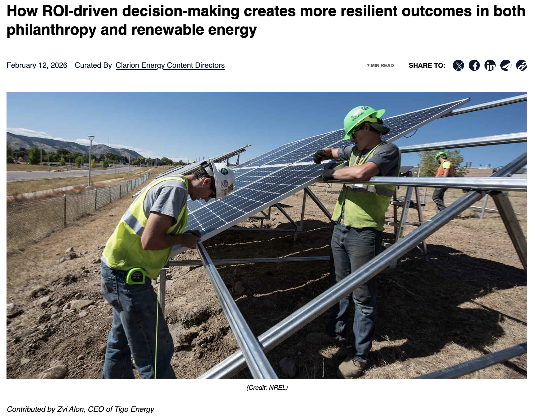 Proč je rozhodování založené na návratnosti investic důležité pro obnovitelné zdroje energie a další oblasti