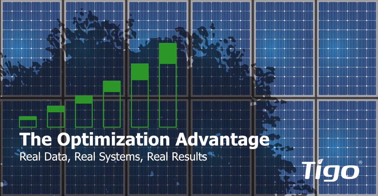 In this webinar, we’ll share the latest results from analyzing sites with Tigo optimizers: Across more than 105,000 solar sites in 122 countries, Tigo optimizers now deliver Reclaimed Energy — additional production that standard systems would have lost to mismatch.