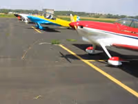 Airplanes at the mott nd airport