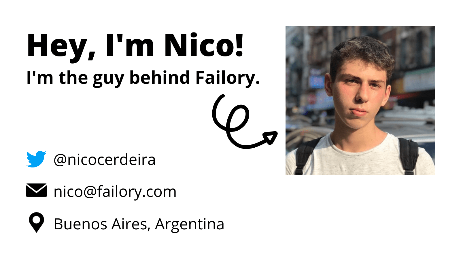 Failory official About page