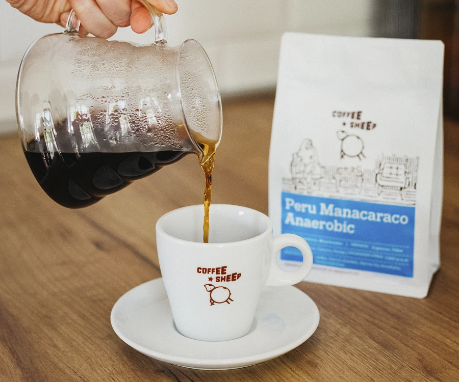 Aplikace loga Coffee Sheep