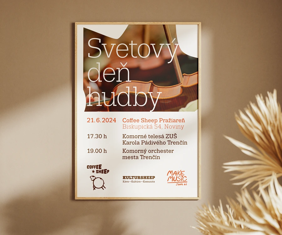 Plakát Světový den hudby (mockup) 