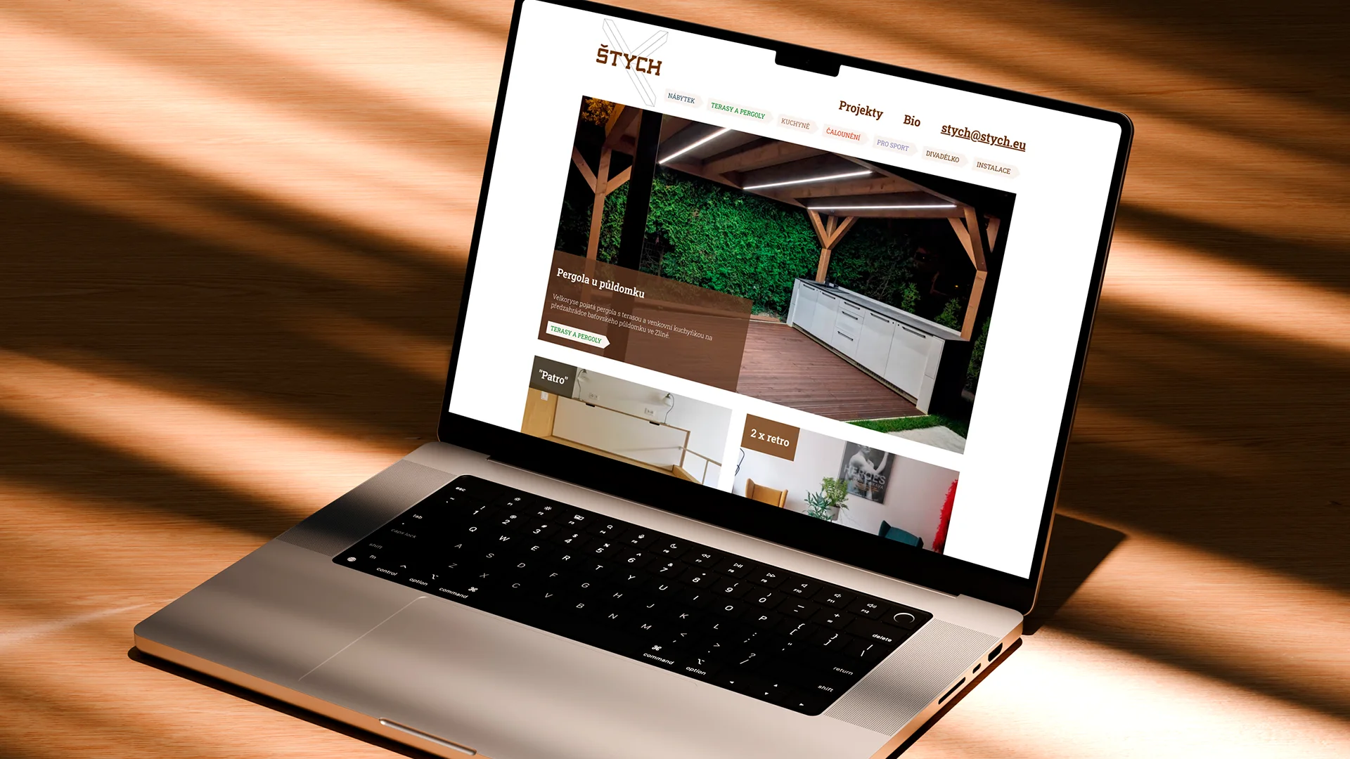 Štych - website (mockup)
