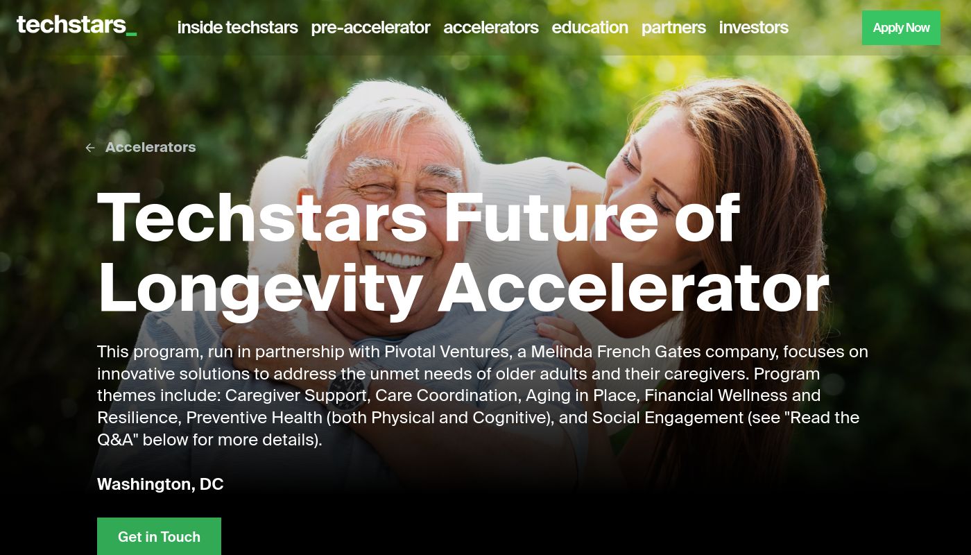 Techstars Future of Longevity Accelerator